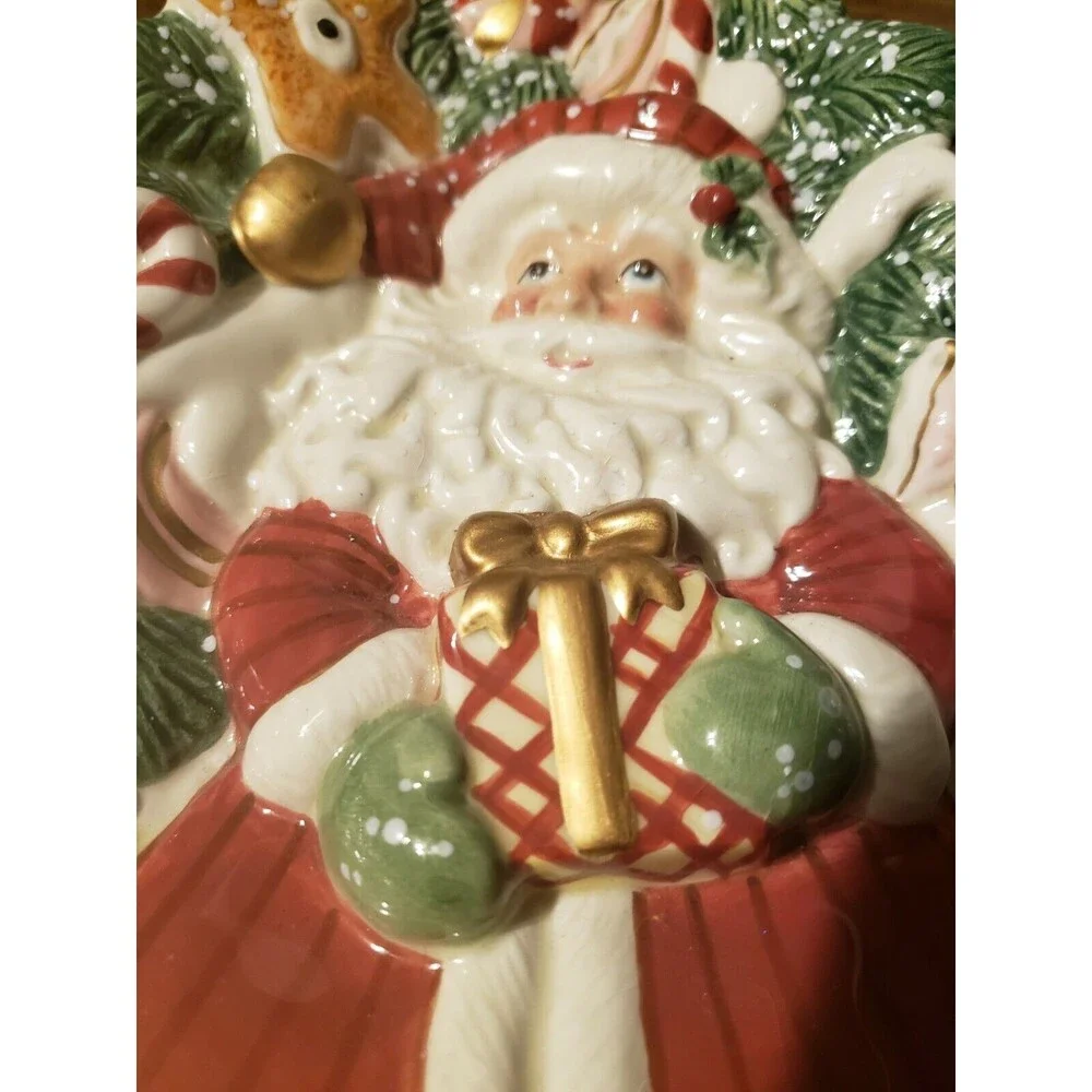 Vintage Fitz and Floyd Candy Lane Canape Platter 2000